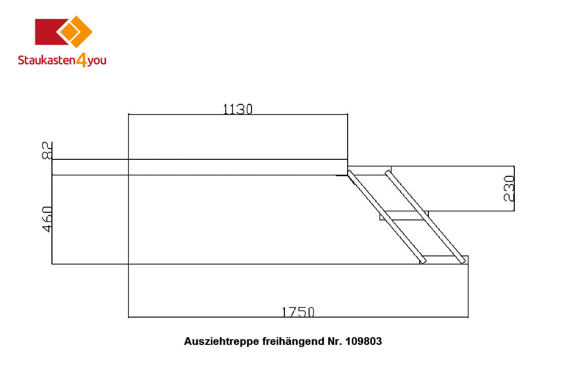 Aufstiegsleiter Zeichnung