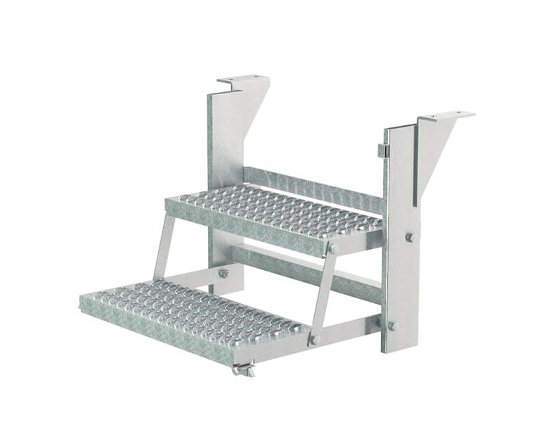 Trittstufe für Aufstieg 2-stufig, oben, Länge 685 mm - Forst und Trittstufe für Aufstieg 2-stufig, oben, Länge 685 mm - Forst und