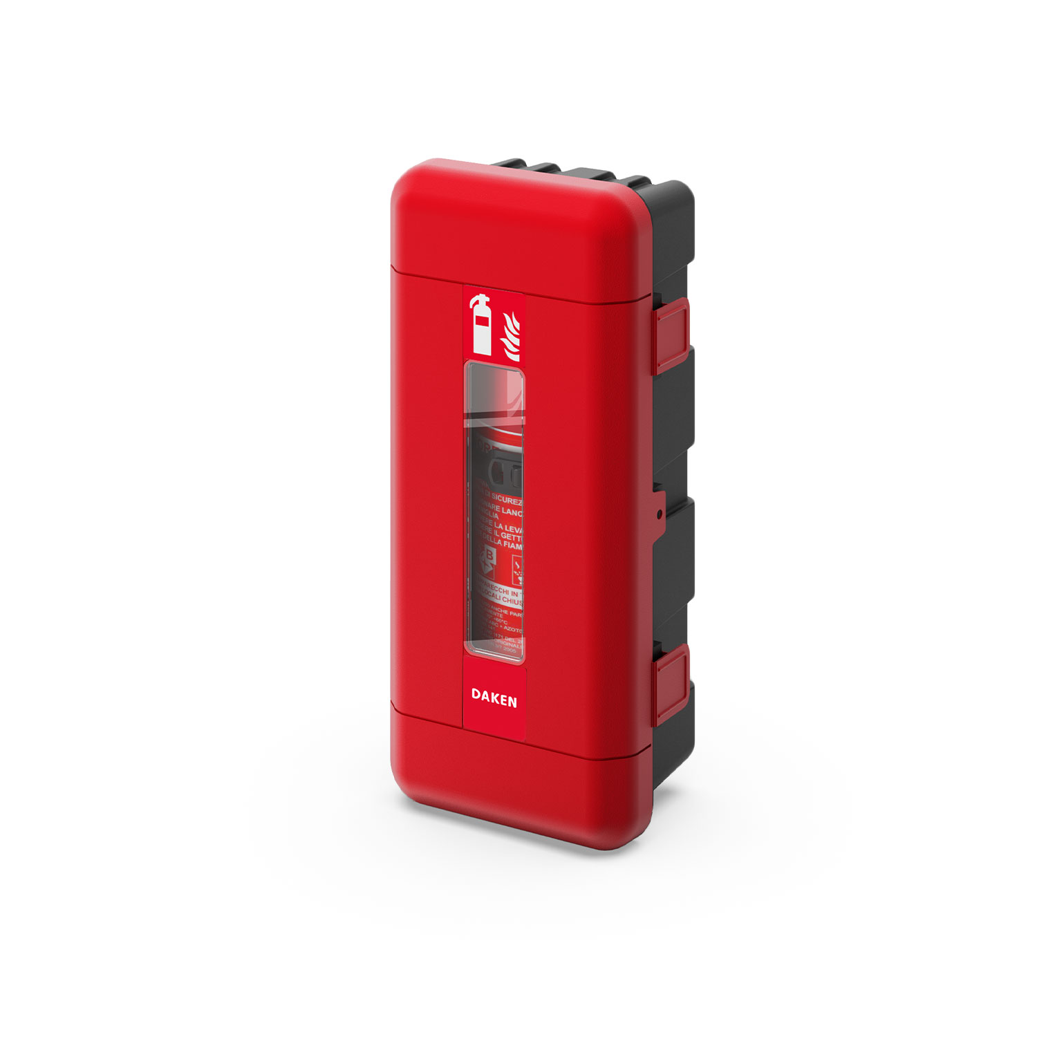 Daken ABC Feuerlöscherkasten Regon 6 Kg - H 715 x B 335 x T 240 mm