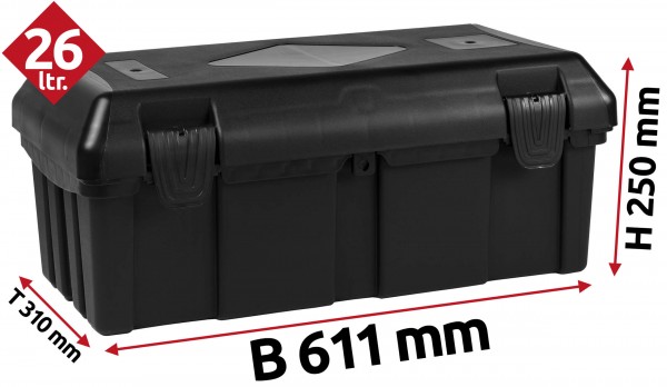 Deichselbox Staubox 610x250x310 Kunststoff Daken